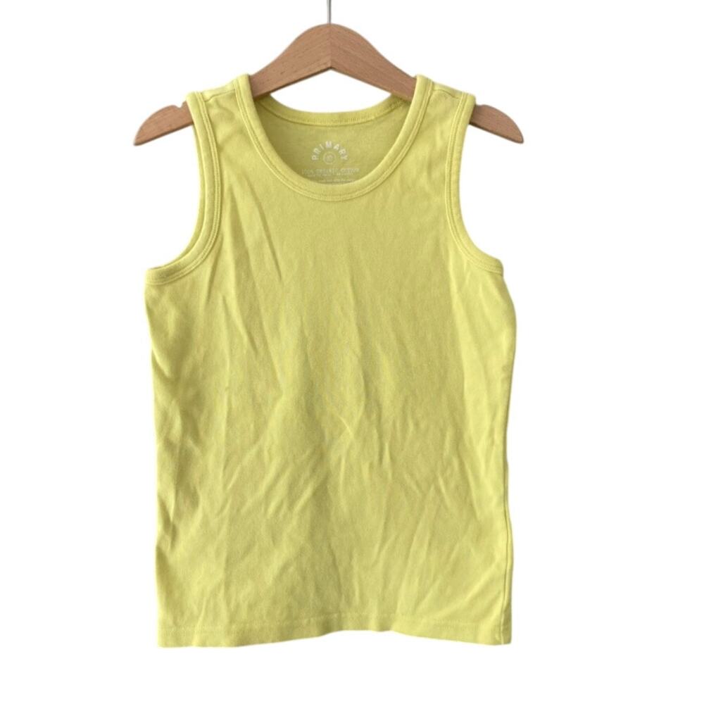 Primary Organic Cotton Tank Top - Yellow - 10